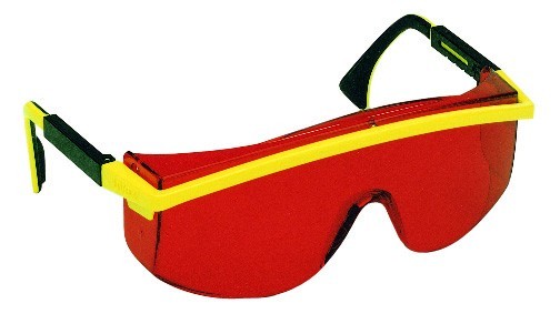 Laserintensivbrille rot